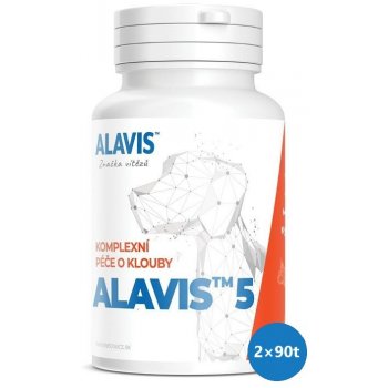 Alavis 5 Kloubní přípravek pro psy a kočky 2 x 90 tablet
