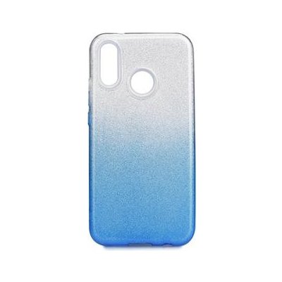 Forcell silikonové Huawei P20 Lite čiré s modrou – Zboží Živě