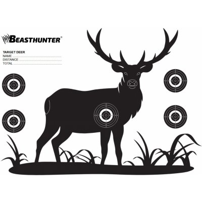 Terč silueta Beast Hunter Deer 10ks – Zboží Dáma