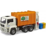 Bruder 2772 Auto MAN TGA popeláři bílo-oranžové funkční model 1:16 plast – Hledejceny.cz