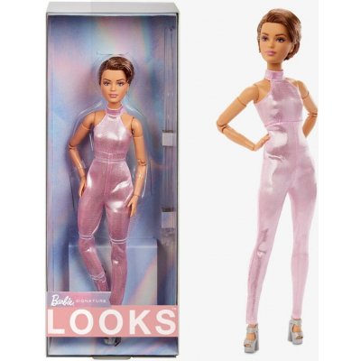 Mattel Barbie Looks s krátkými vlasy v růžovém outfitu – Sleviste.cz