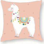 Jerry Fabrics Polštář s flitry Llama 03 40x40 – Sleviste.cz