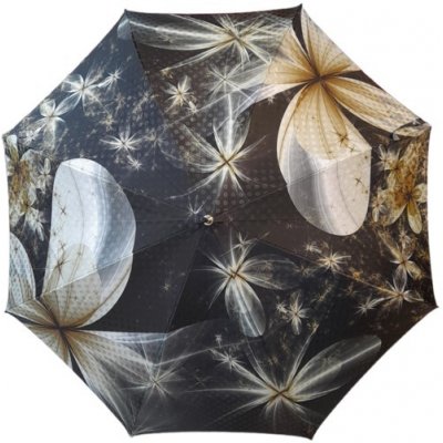 Doppler Manufaktur Elegance Boheme Magnolia dámský luxusní deštník s potiskem květů magnolie