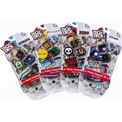 Spin Master International B.V TECH DECK FINGERBOARD ČTYŘBALENÍ – Hledejceny.cz