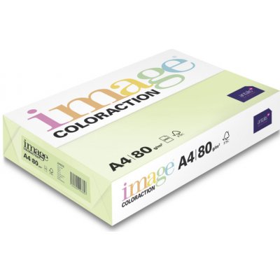 SPARE PRINT Kancelářský papír Image Coloraction A4/80g Jungle pastelově světle zelená GN27 500 listů – Sleviste.cz