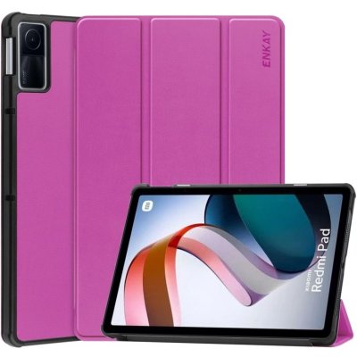 ENKAY 51221 ENKAY LEATHER Zaklápěcí obal pro Xiaomi Redmi Pad fialový – Zboží Mobilmania