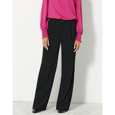 Široké splývavé kalhoty černé – Hledejceny.cz