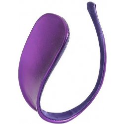 STD Invisible Strapless C-String Metallic Look Purple