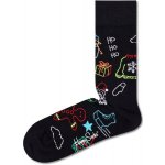 Happy Socks Ho Ho Ho Sock dámské ponožky Černá – Zboží Mobilmania