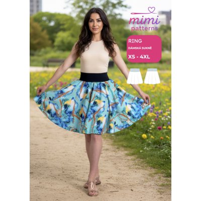 Dámský střih v el. formátu, Sukně, Ring - M (A4) domácí tisk – Hledejceny.cz