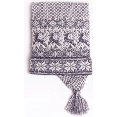 Měkoučká dlouhá zimní čepice Aimee se soby White-Grey – Hledejceny.cz