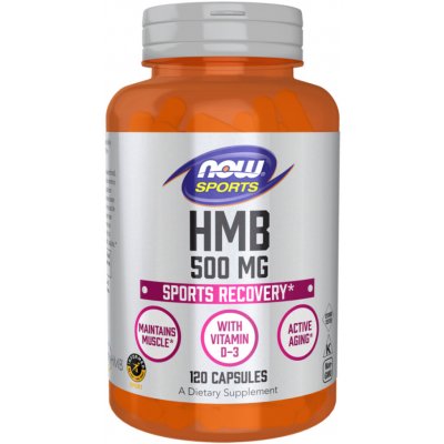 Now Foods HMB 500 mg 120 veg kapslí – Hledejceny.cz