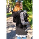 Nosicí mikina Jsem máma s kapucí černá s květy – Hledejceny.cz