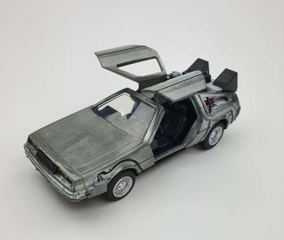 Jada Toys | Back to the Future Diecast Model DeLorean 1:32