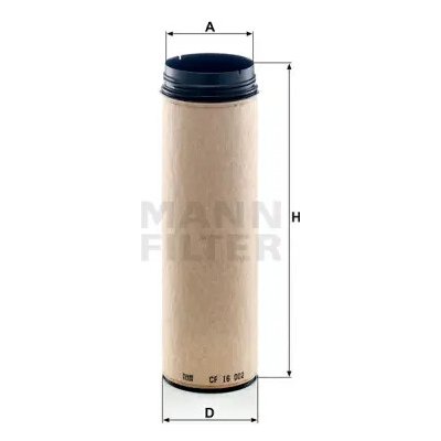 MANN FILTER Vzduchový filtr CF 16 002 – Hledejceny.cz