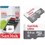 Sandisk MicroSDXC UHS-I 64 GB SDSQUNR-064G-GN3MN – Zboží Mobilmania
