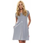 Dn-nightwear TCB.9703 dámská noční košile šedá – Zboží Dáma