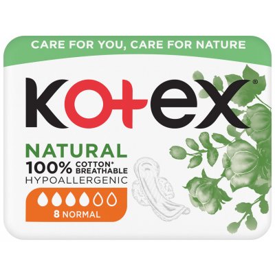 Kotex Natural Normal vložky 8 ks