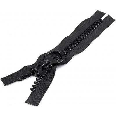 Kostěný zip extra velký No 20 délka 25 cm - černá – Hledejceny.cz