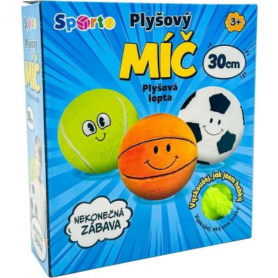 Mac Toys SPORTO Plyšový míč 30 cm – Hledejceny.cz