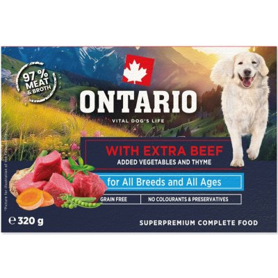 Ontario s extra hovězím 320 g – Hledejceny.cz