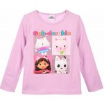 Gabbys dollhouse Dívčí tričko fialové – Zboží Dáma