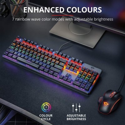 Trust GXT 865 Asta Mechanical Keyboard 22630 – Zboží Živě