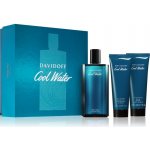 Davidoff Cool Water EDT 125 ml + balzám po holení 75 ml + sprchový gel 75 ml dárková sada – Hledejceny.cz