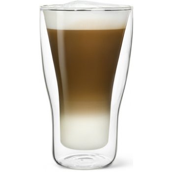 Luigi Bormioli Sklenice Latté Macchiato dvojstěnné sklo ruční výroba 340ml