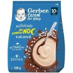 Gerber Cereal for Baby Mléčná kaše na dobrou noc kakaová 10m+ 230 g – Zbozi.Blesk.cz