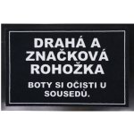 Mercury Flooring Drahá a značková rohožka černá 40x60 cm – Zboží Dáma
