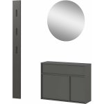 Germania Ameca 2.0 předsíňová sestava šedá 113 cm 200 cm 25 cm – Zboží Dáma