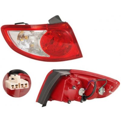 ZADNÍ SVĚTLO, LAMPA LEVÉ HYUNDAI SANTA FE (CM), 04.06-06.09 OE: 92401-2B000, 924012B020 DEPO – Zbozi.Blesk.cz