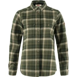 Fjällräven Värmland Heavy Flannel Shirt W Green-Deep Forest