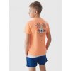 Dětské tričko 4F Chlapecké tričko s potiskem oranžová