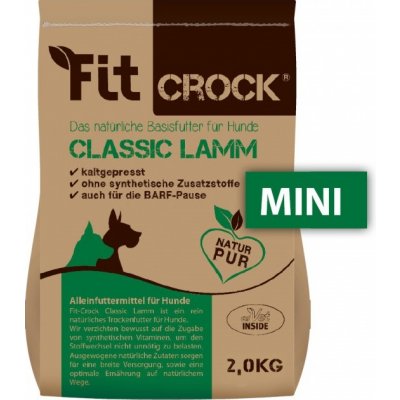 cdVet Fit-Crock Classic Jehněčí - granule lisované za studena Balení: 2 kg - MINI