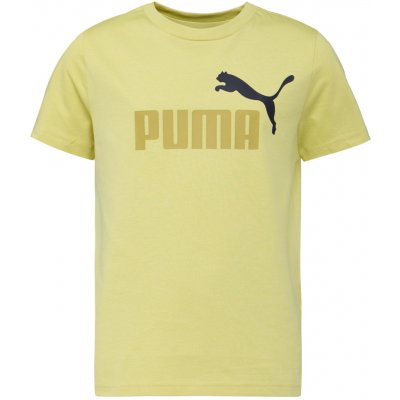 Puma ESSENTIALS N0. 1 LOGO TEE B Žlutá,Černá – Zboží Dáma