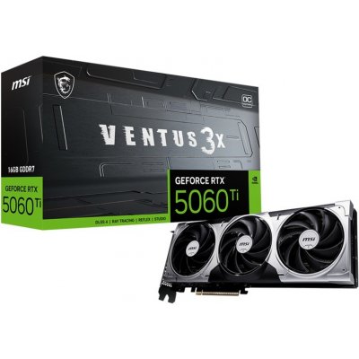 MSI GeForce RTX 5060 Ti 16G VENTUS 3X OC – Sleviste.cz