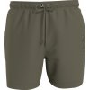 Koupací šortky, boardshorts Calvin Klein Medium Drawstring Swim Shorts zelené