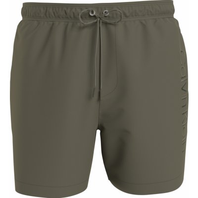 Calvin Klein Medium Drawstring Swim Shorts zelené – Zboží Mobilmania