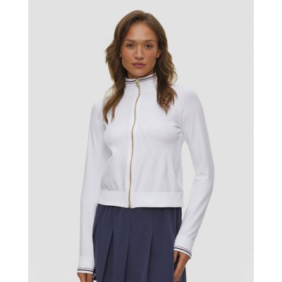 Varley Bílá dámská mikina na zip Len Seamless Zip Through – Hledejceny.cz