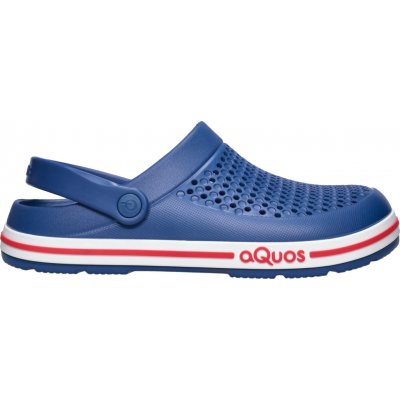 Aquos Mante M clogs tmavě modrá bílá červená – Hledejceny.cz