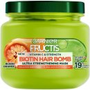 Garnier Fructis Vitamin & Strength Ultra posilující Biotin Hair Bomb maska pro slabé vlasy 320 ml