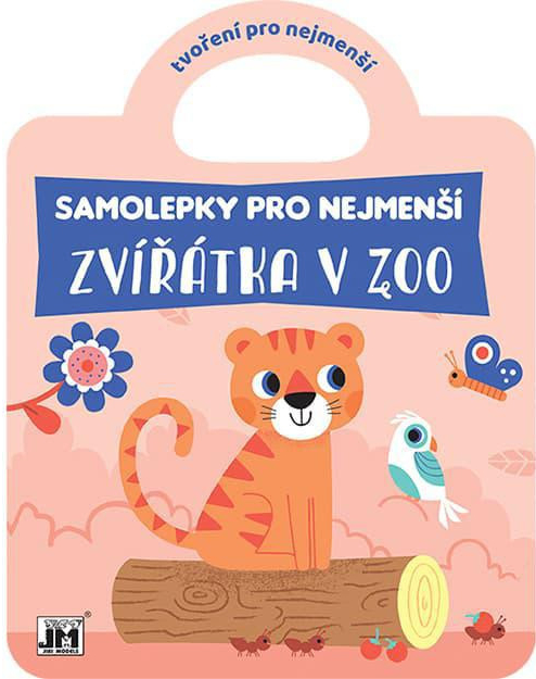 Jiri Models Samolepková knížka pro nejmenší Zvířátka v zoo