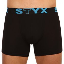 Styx boxerky long sportovní guma černé