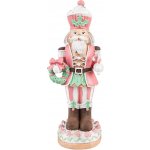 Clayre & Eef Dekorace Louskáček v růžovém - 9*6*24 cm – Hledejceny.cz
