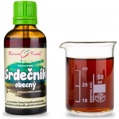 Srdečník obecný bylinné kapky 50 ml – Hledejceny.cz