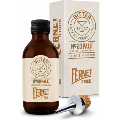 Fernet Stock Bitter N0 20 Pale 48% 0,2 l (holá láhev)