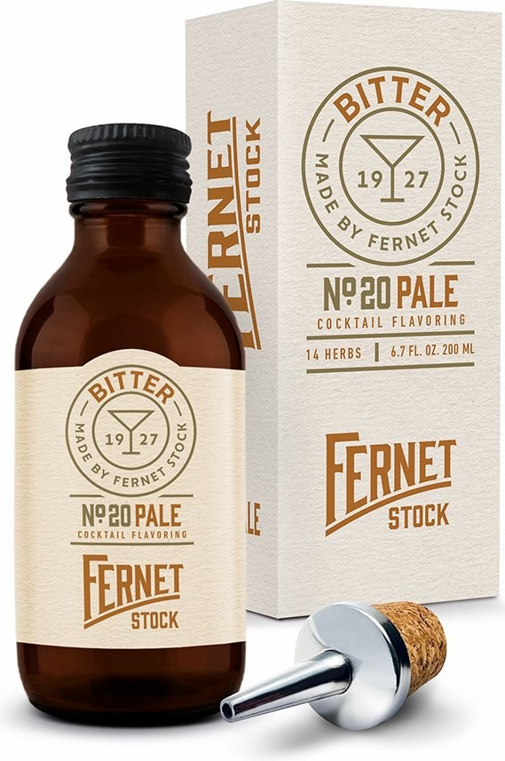 Fernet Stock Bitter N0 20 Pale 48% 0,2 l (holá láhev)