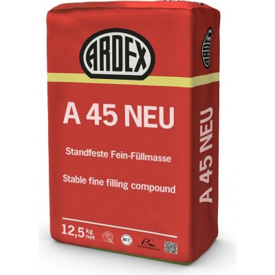 Jemná rychlá opravná hmota ARDEX A 45 NEU 0–10 mm 12,5 kg – Hledejceny.cz
